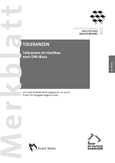 ZDB-Merkblatt: Toleranzen im Hochbau nach DIN 18202